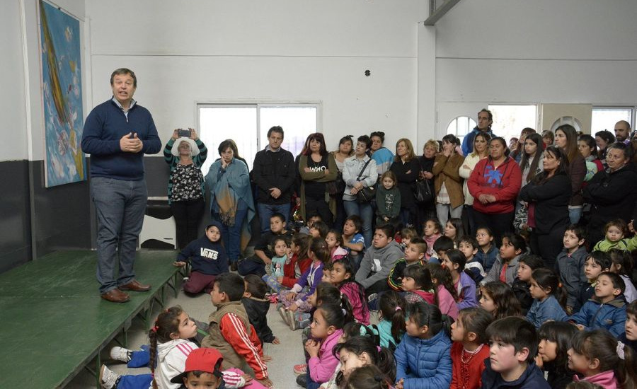 Cascallares recorrió obras del Municipio en la Unidad de Fortalecimiento Familiar