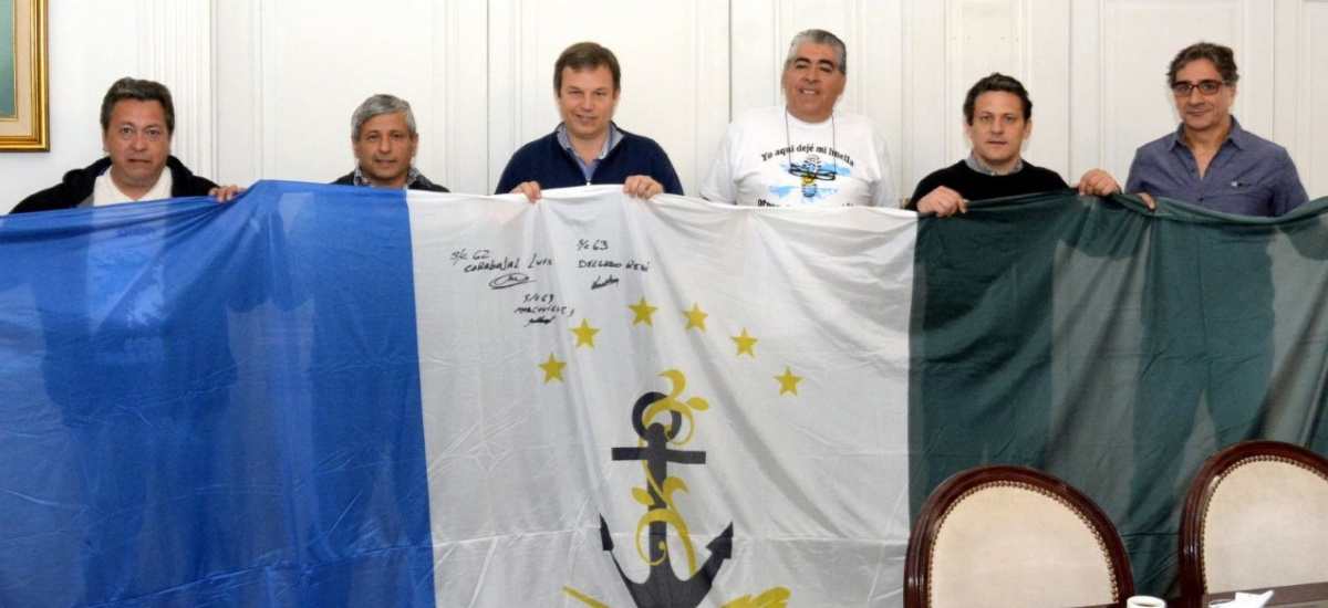 El intendente recibió a ex combatientes que volvieron a Malvinas con ayuda del Municipio
