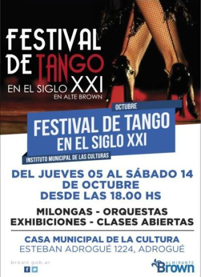 Arranca el festival de tango de Almirante Brown