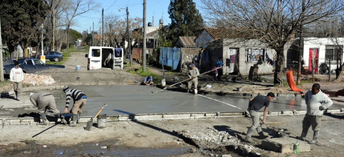 Más de 20 cuadras nuevas de asfalto en Malvinas Argentinas