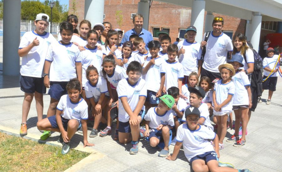 Cascallares realizó balance positivo de la colonia verano y supervisó obras en el "poli"