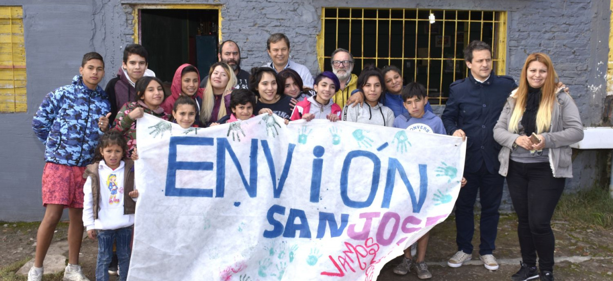 Cascallares almorzó con jóvenes del programa Envión