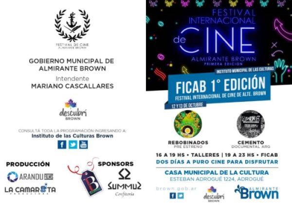 Llega el primer Festival Internacional de Cine a Almirante Brown