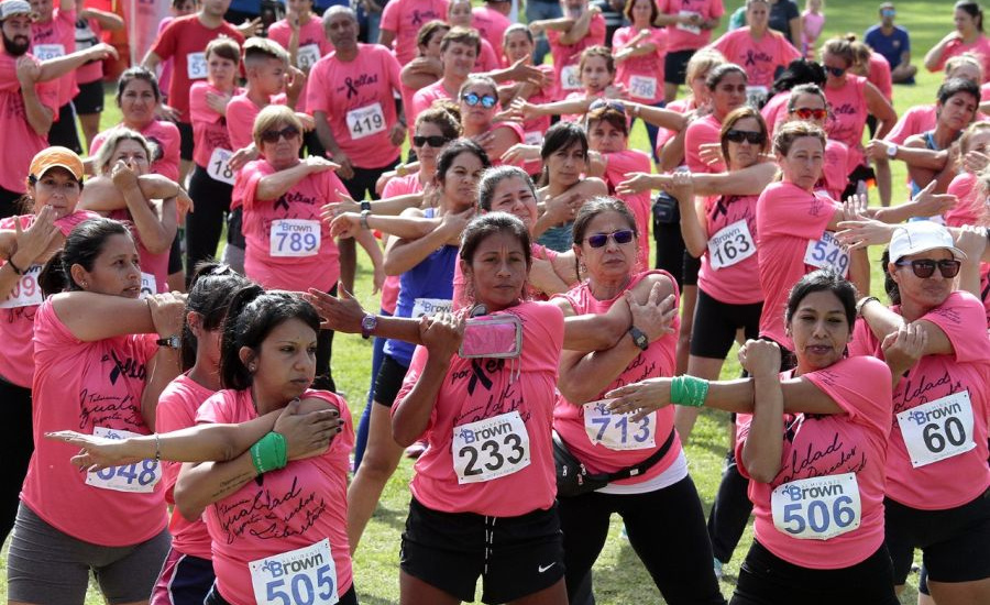 Cascallares destacó la masiva participación de vecinos en la "carrera por ellas"