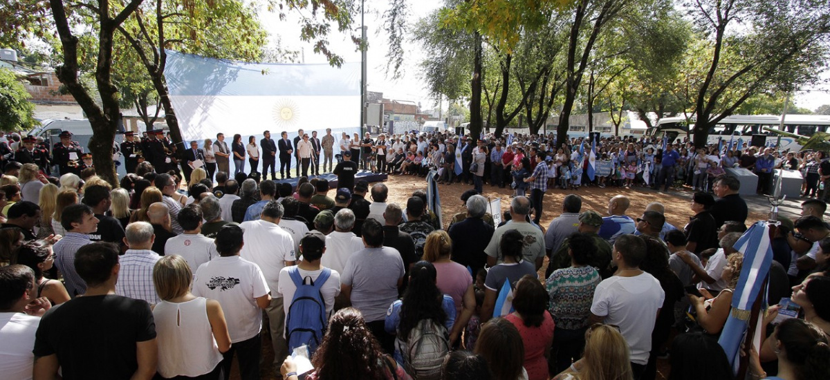Pueblo y gobierno de Alte. Brown rindieron un sentido homenaje a los héroes de Malvinas