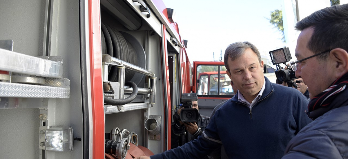 Los Bomberos presentaron una nueva unidad adquirida con aportes del Municipio