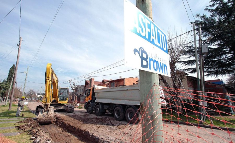 Cascallares e Insaurralde recorrieron obras conjuntas en el corredor Lomas-Brown
