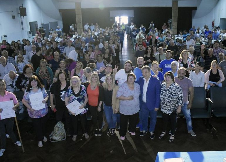 Cascallares: “Cerramos el año con un récord de entrega de escrituras”