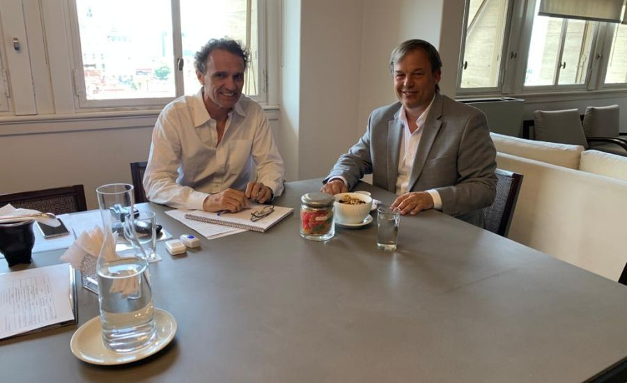 Cascallares multiplica reuniones para potenciar las obras en Alte Brown