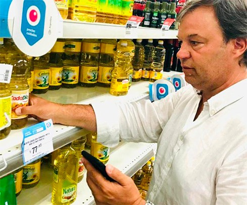 Cascallares supervisó el cumplimiento de Precios Cuidados