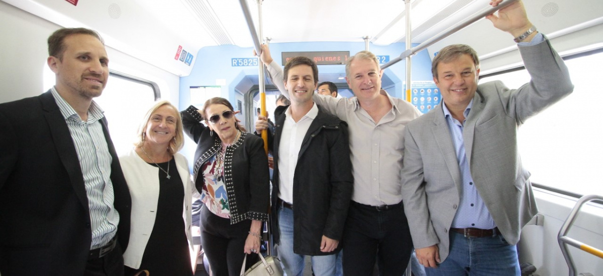 Cascallares y directivos de Trenes Argentinos recorrieron obras en las vías del Roca