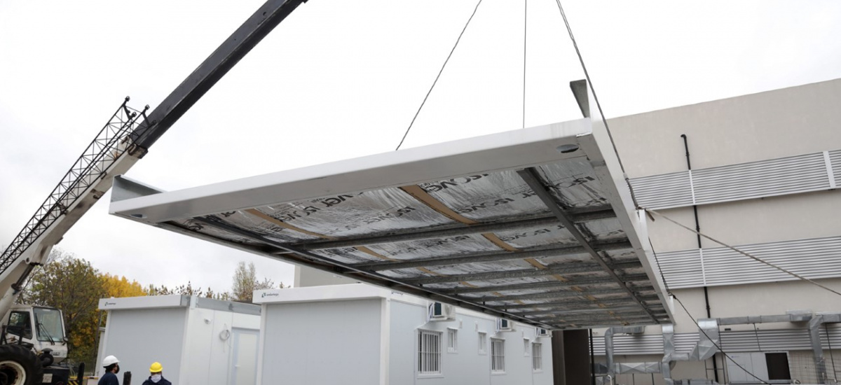 El municipio le suma un hospital modular con camas al Lucio Meléndez