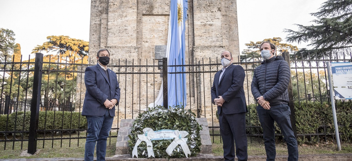 Cascallares y un emotivo homenaje a Manuel Belgrano a 250 años de su natalicio