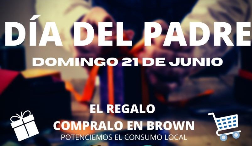 Día del Padre: En Alte. Brown lanzan campaña en defensa del comercio local