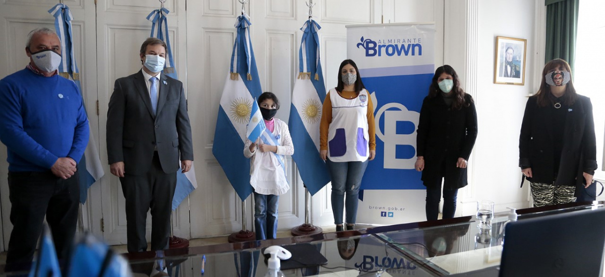 Homenajes de Cascallares en el monumento a la Bandera, el Concejo Deliberante y con Axel