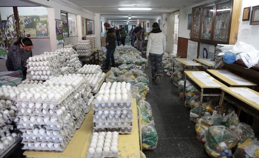 El municipio de Alte Brown ya repartió 3 mil toneladas de alimentos en escuelas