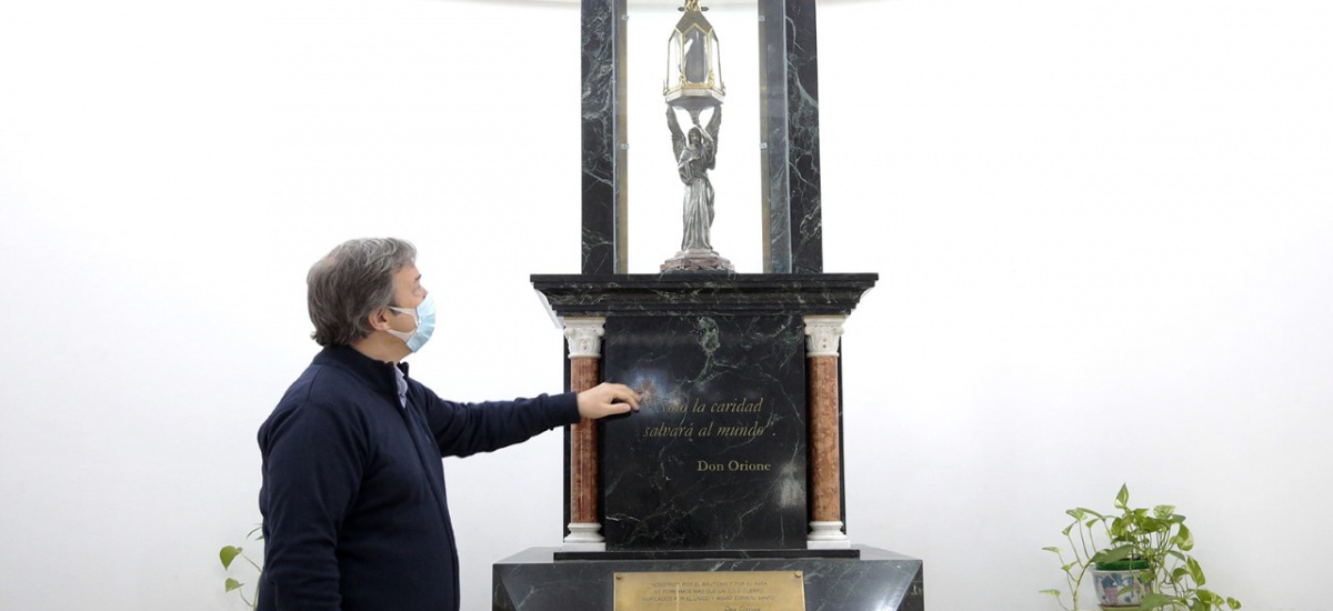 Cascallares recordó los 20 años de la llegada del Corazón de Don Orione