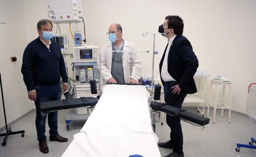 Cascallares y Kreplak inauguraron nuevo centro quirúrgico en el hospital Lucio Meléndez