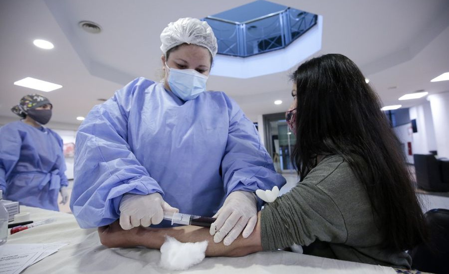 El 25% de las donaciones de plasma de la provincia se origina en Almirante Brown