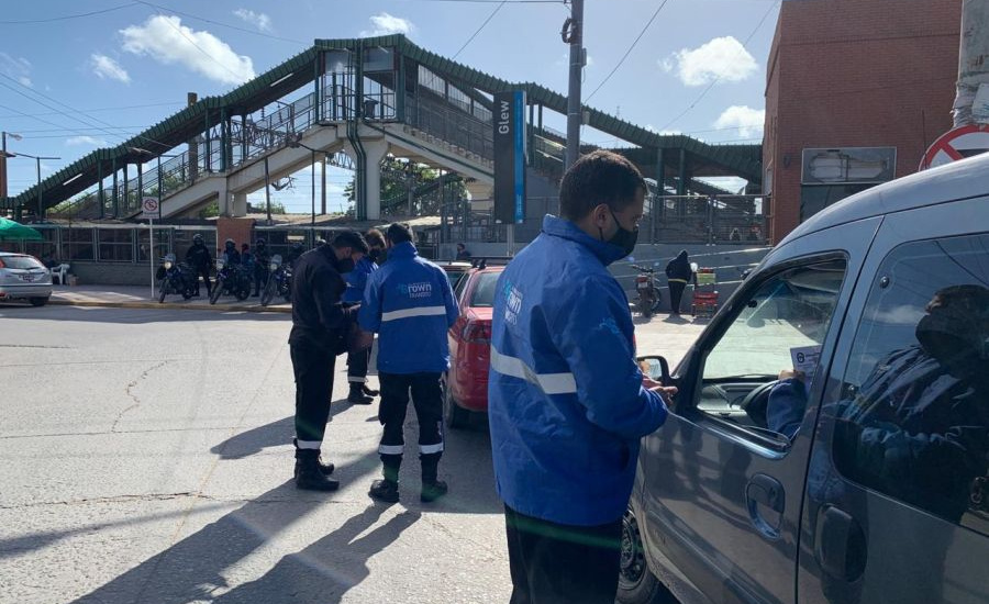El municipio realizó un megaoperativo vial en la estación de Glew