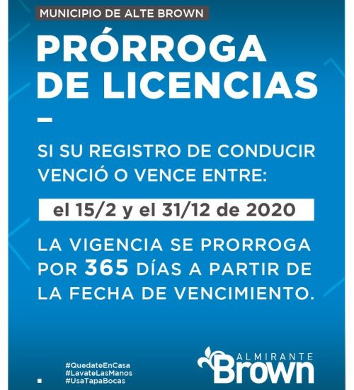 Prorrogan por 365 días el vencimiento de las licencias de conducir