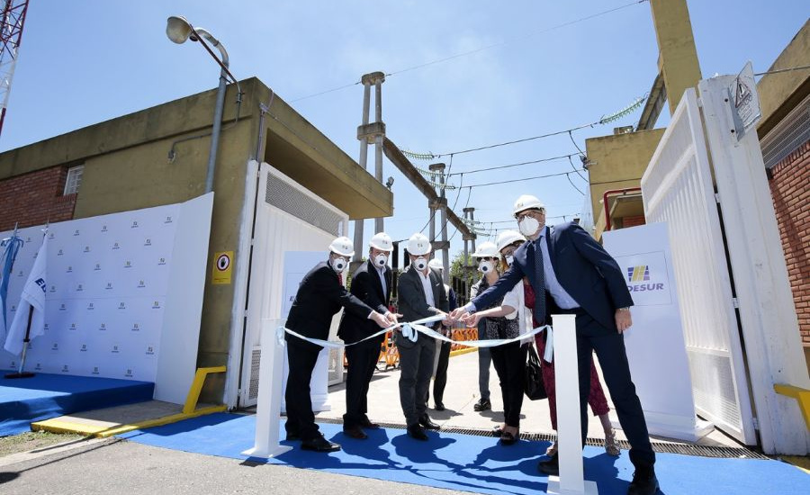 Cascallares y Martínez en la inauguración de obras que potencian el suministro eléctrico
