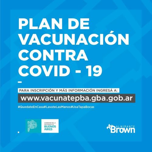 Convocan a vecinos brownianos a registrarse para vacunarse contra el covid