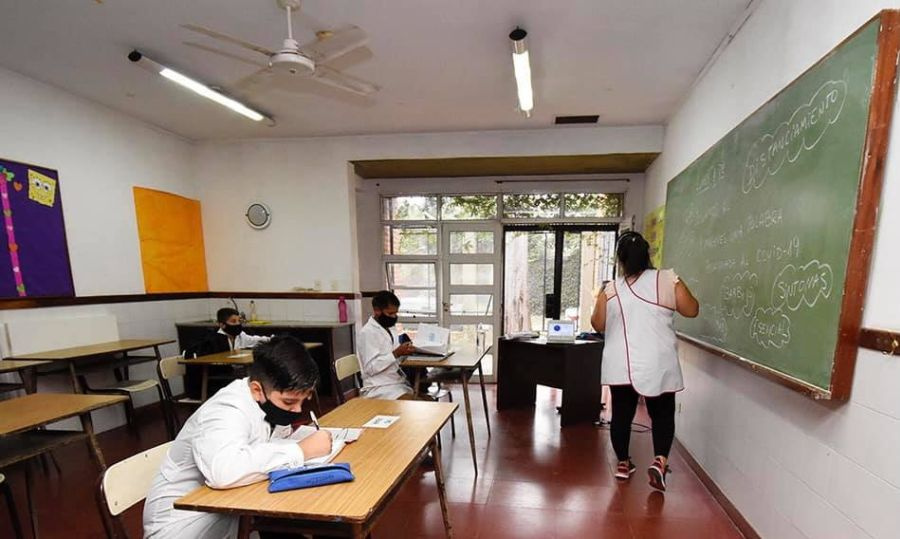 Comenzaron las clases presenciales en las escuelas de Almirante Brown