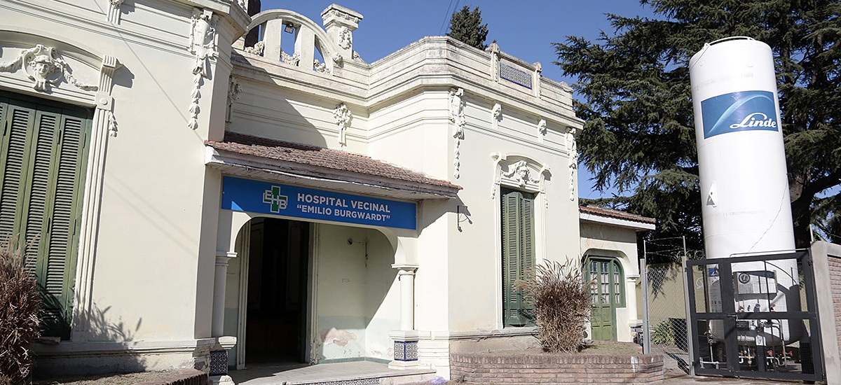 El Hospital Burgwardt funciona como centro de atención médica de Covid-19