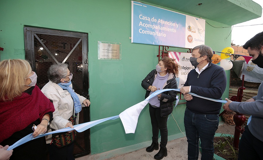 El Municipio y la Sedronar inauguraron una casa comunitaria en Rafael Calzada
