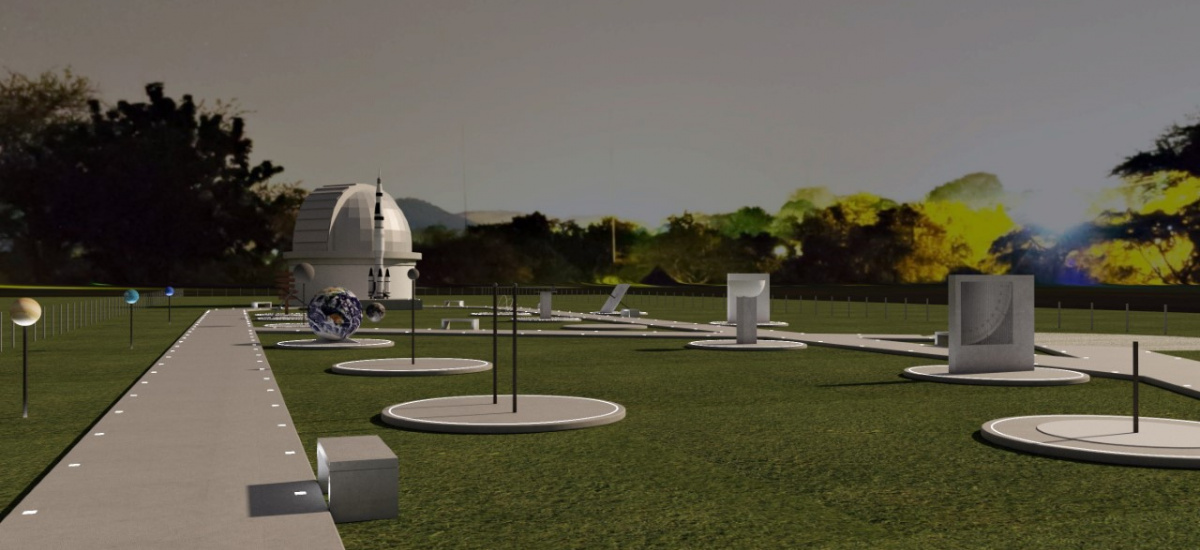 Histórico: Construyen el primer complejo astronómico de Almirante Brown