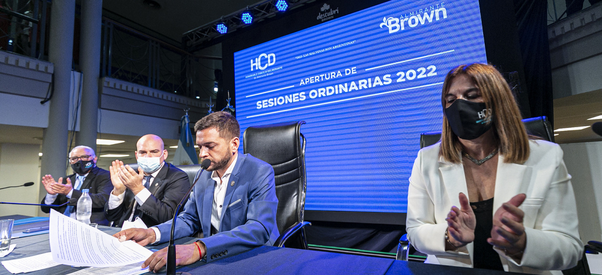 Fabiani abrió las sesiones del Concejo con anuncios en obras pùblicas, salud y educación