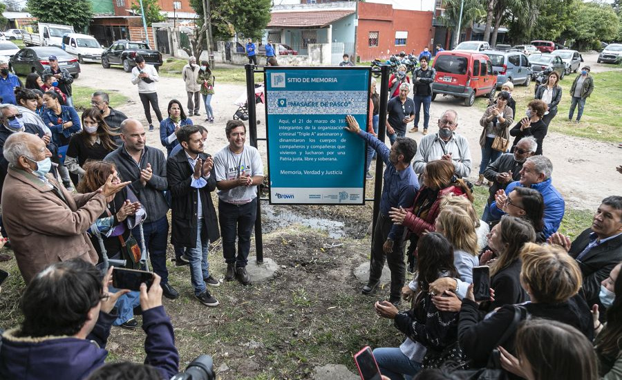 Fabiani participó de emotivo homenaje a los mártires de la "Masacre de Pasco"