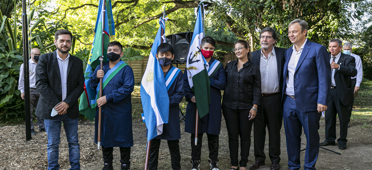 Sileoni, Cascallares y Fabiani encabezaron el inicio del ciclo lectivo en la nueva Escuela Técnica N° 5