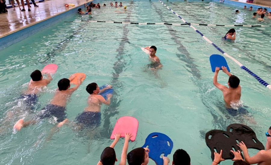 Más de 7 mil alumnos brownianos participan del programa "Natación para Todos"