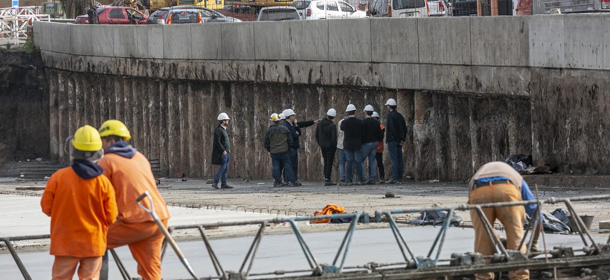 Estudiantes de ingeniería franceses recorrieron obras en marcha en Alte Brown