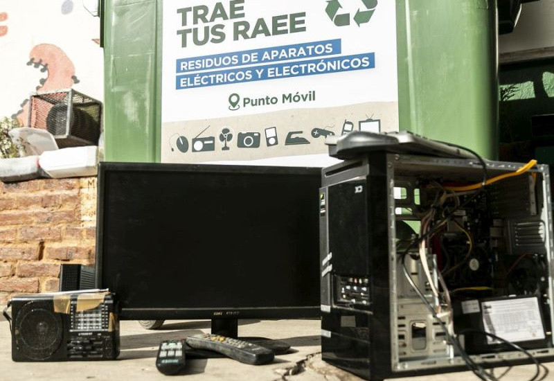 El Municipio de Alte Brown suma puntos de recepción de residuos electrónicos