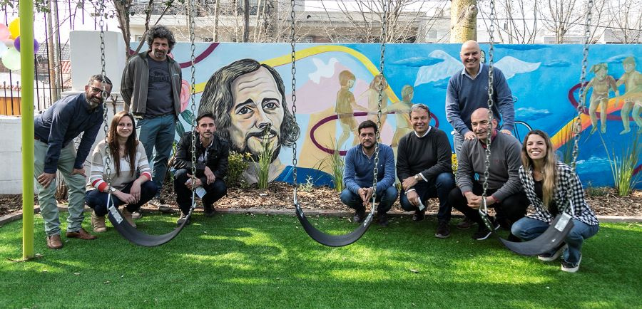 Cascallares y Fabiani inauguraron obras en el Hogar de Niños Leopoldo Pereyra