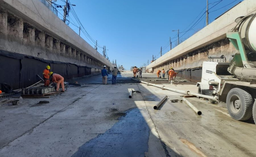 Reordenan el tránsito y preparan la apertura del paso bajo nivel de San Martín
