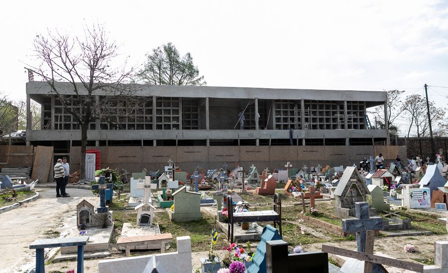 El Municipio realiza obras y mejoras en el Cementerio de Rafael Calzada