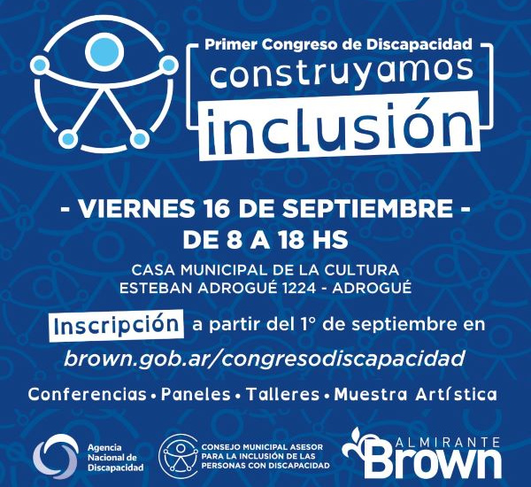 Inscriben para el Primer Congreso de Discapacidad de Alte Brown