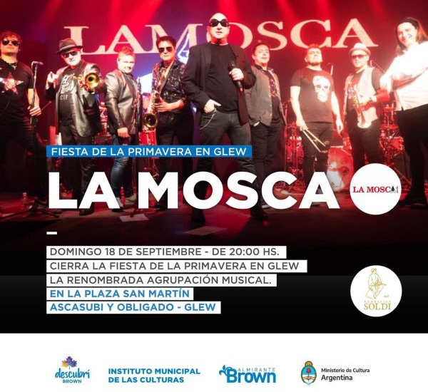 Vuelve a Glew la Fiesta de la Primavera con artistas locales, el concurso de manchas t el show de “La Mosca”