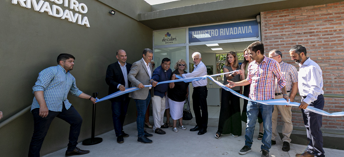 Cascallares y Fabiani inauguraron el nuevo edificio de la Delegación de Ministro Rivadavia