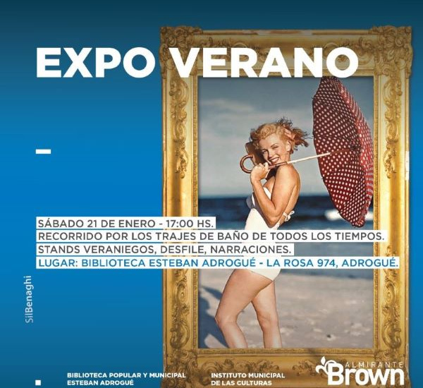 Este sábado llega la "Expo Verano" a la biblioteca Esteban Adrogué
