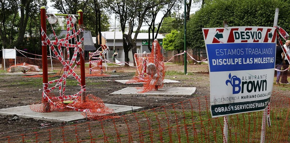 El municipio de  Alte. Brown pone en valor  la plaza  Nuestra Señora de Luján de José Mármol