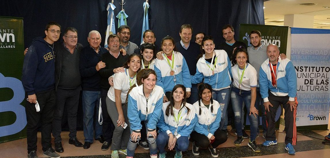 Cascallares distinguió a los deportistas que llevaron a Brown a lo más alto de los juegos bonaerenses